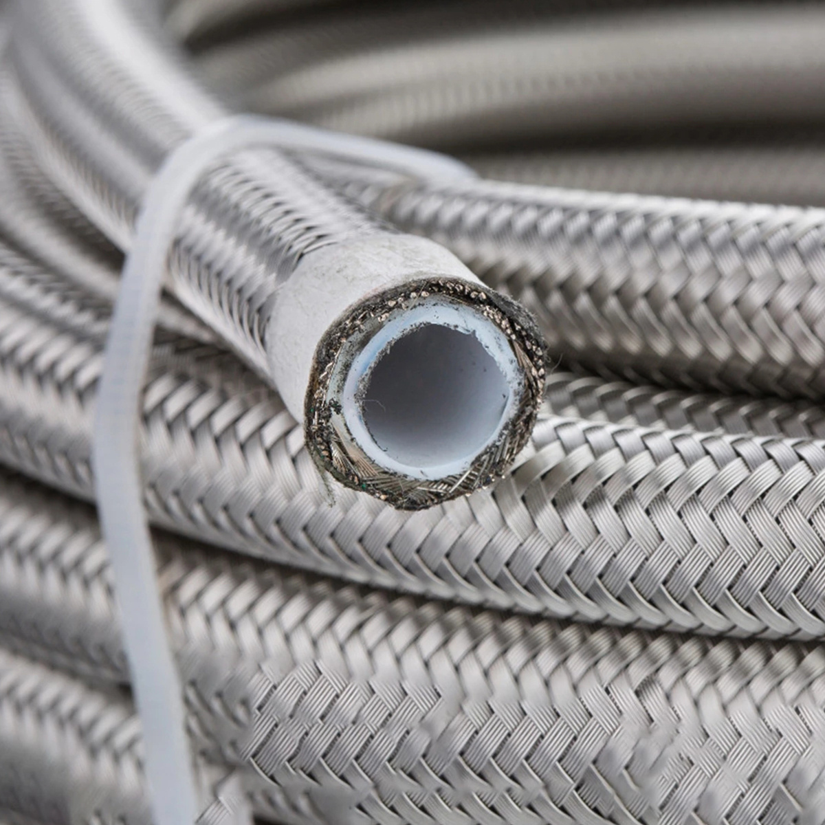 3 28ft 6an Fuel Line Hose An6 5 16 Stainless Steel Braided - Temu