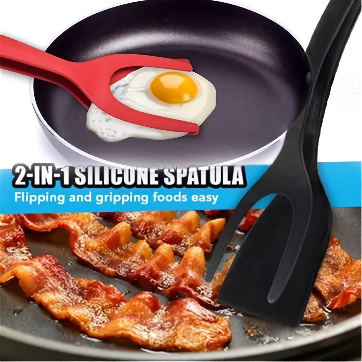 

1pc Multi-functional Egg, Pancake, And Steak Spatula With Slotted Design For Easy Flipping And Serving - Perfect For Bbq, Hamburgers, Patties, And Pancakes, Kitchen Tools
