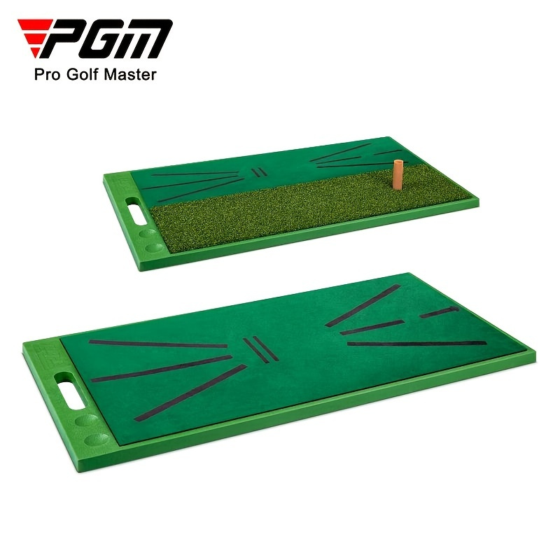 Pgm Golf Swing Mats With Track Velvet Surface Portable Rubber Pad Djd033 Golf Accessories 8807