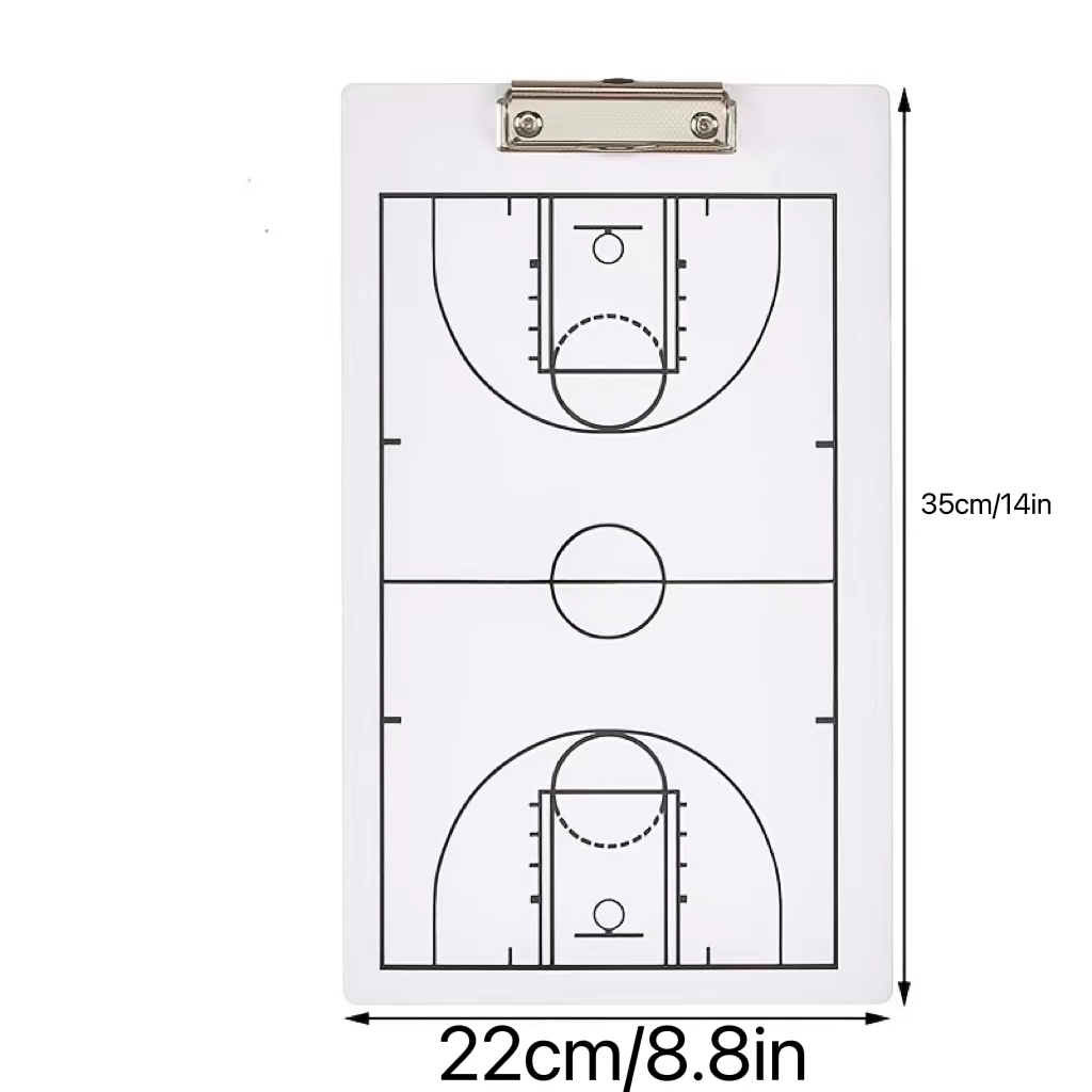 Baloncesto Entrenador Portapapeles Pizarra Baloncesto Doble - Temu