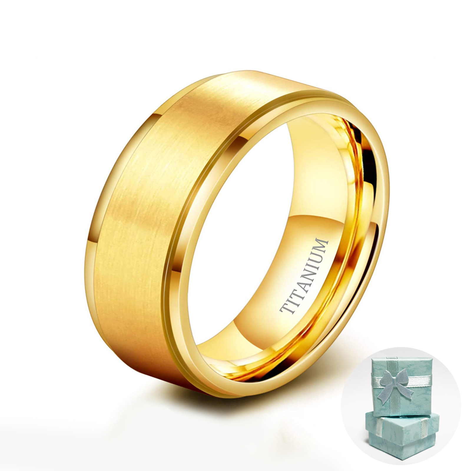 Personalized Customizable Titanium Ring