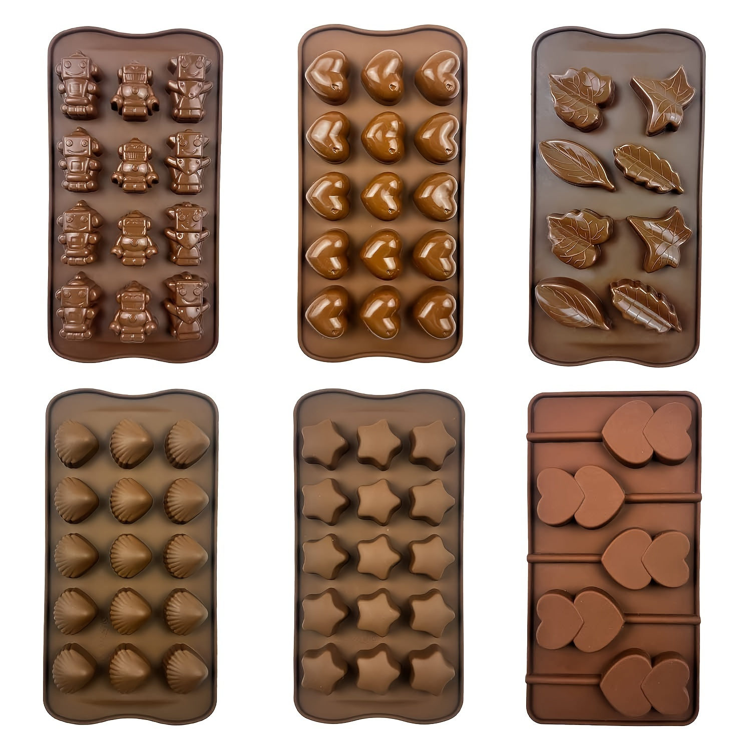 Non-stick Candy Mold, Silicone Chocolate Molds For Convenient