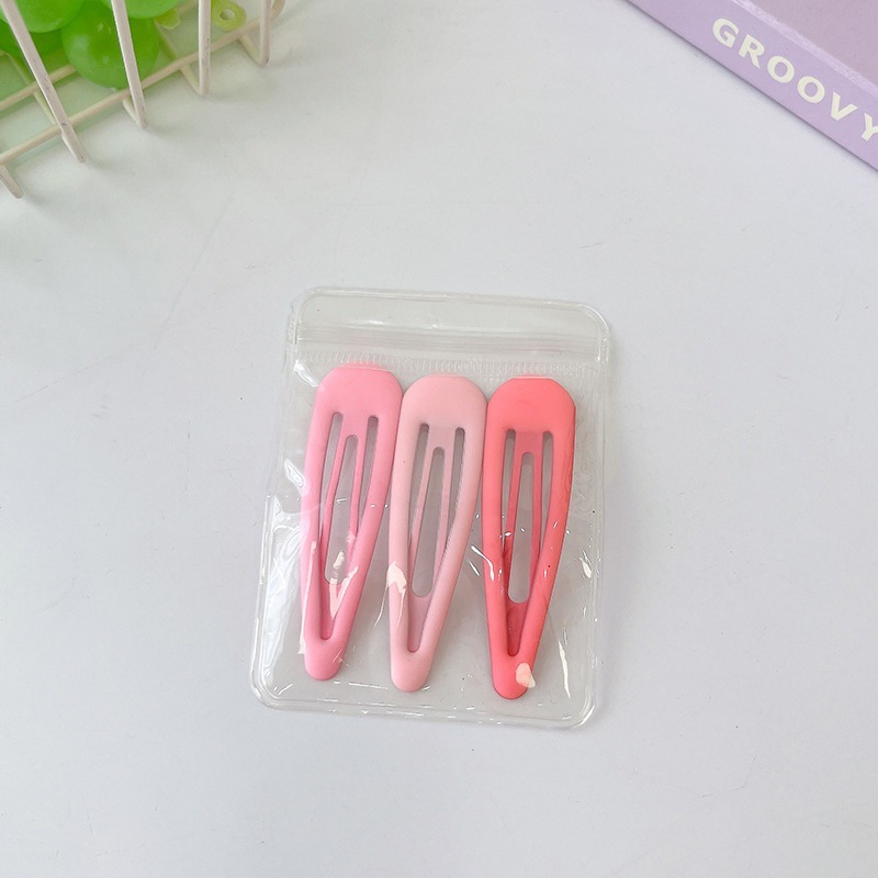 Pretty Candy-Color Salon Hair Clips – 3-Piece Set – Acrylic Crocodile Clips