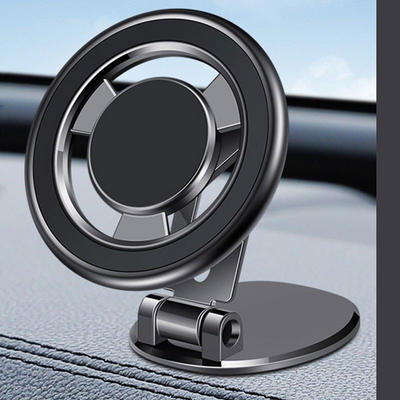 Magsafe Car Mount Aluminum Alloy Magnetic Dashboard Phone Holder for Car  for iPhone 14 Plus 13 12 Pro Max Mini MagSafe Case Car