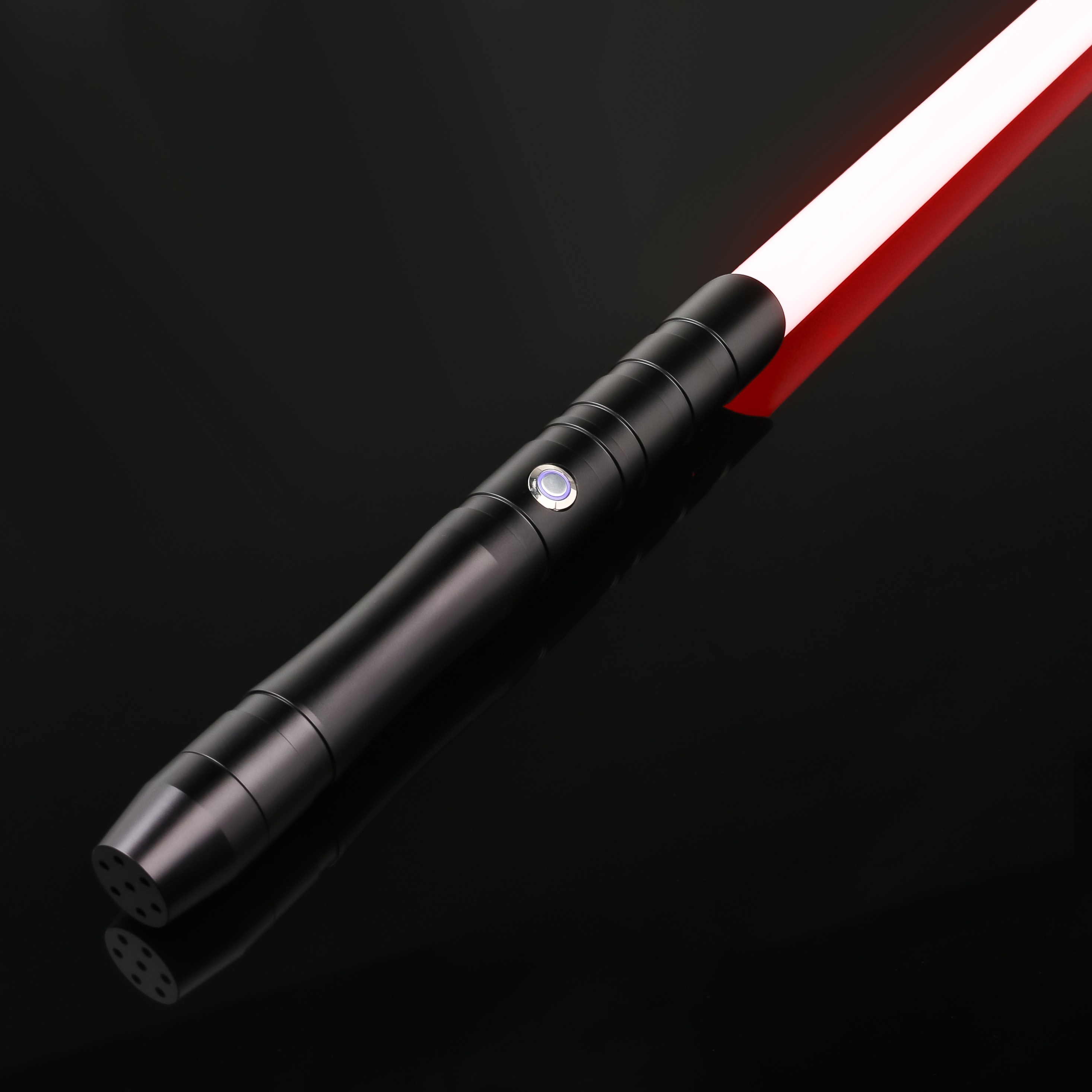 TXQSABER RGB Lightsaber With 12 Color Changeable, 4 Sound Fonts,Smooth Swing, FOC Function, Metal Hilt Light Saber, 58.5CM/23in Blade,TSK-A07 Silvery Saber Christmas,Halloween,Thanksgiving Gift