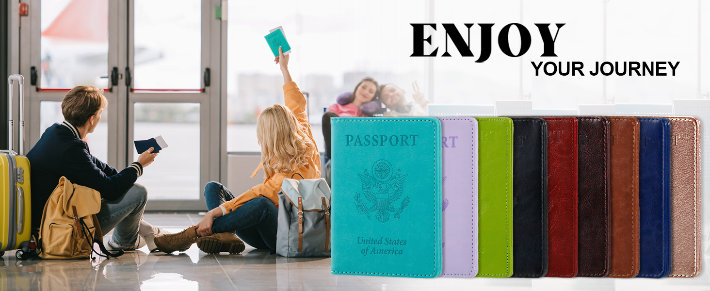 Passport Holder Travel Bag Passport And Vaccine Card Holder Combo Slim  Travel Accessories Passport Wallet For Unisex Leather Passport Cover  Protector With Waterproof Vaccine Card Slot - Temu