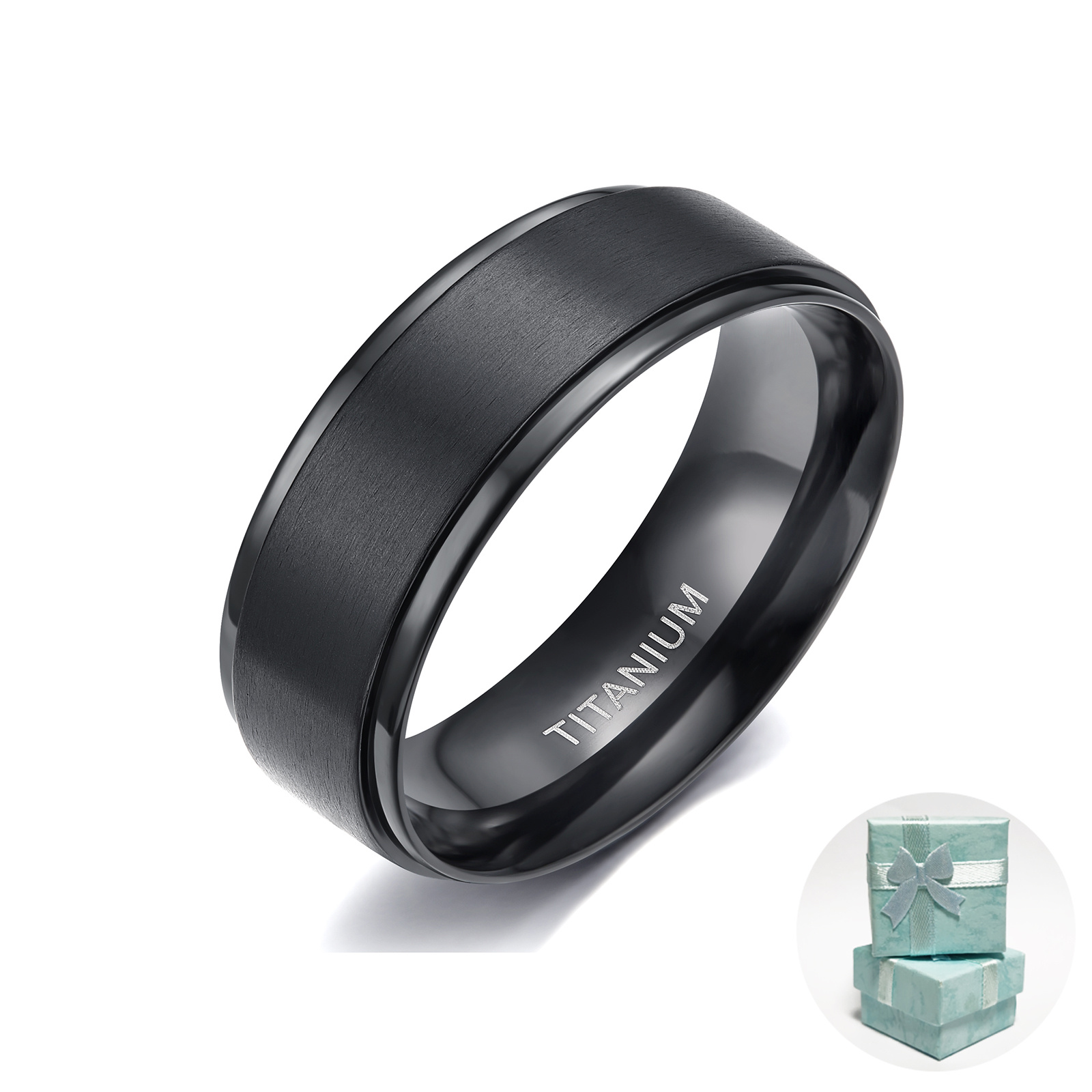 Personalized Customizable Titanium Ring