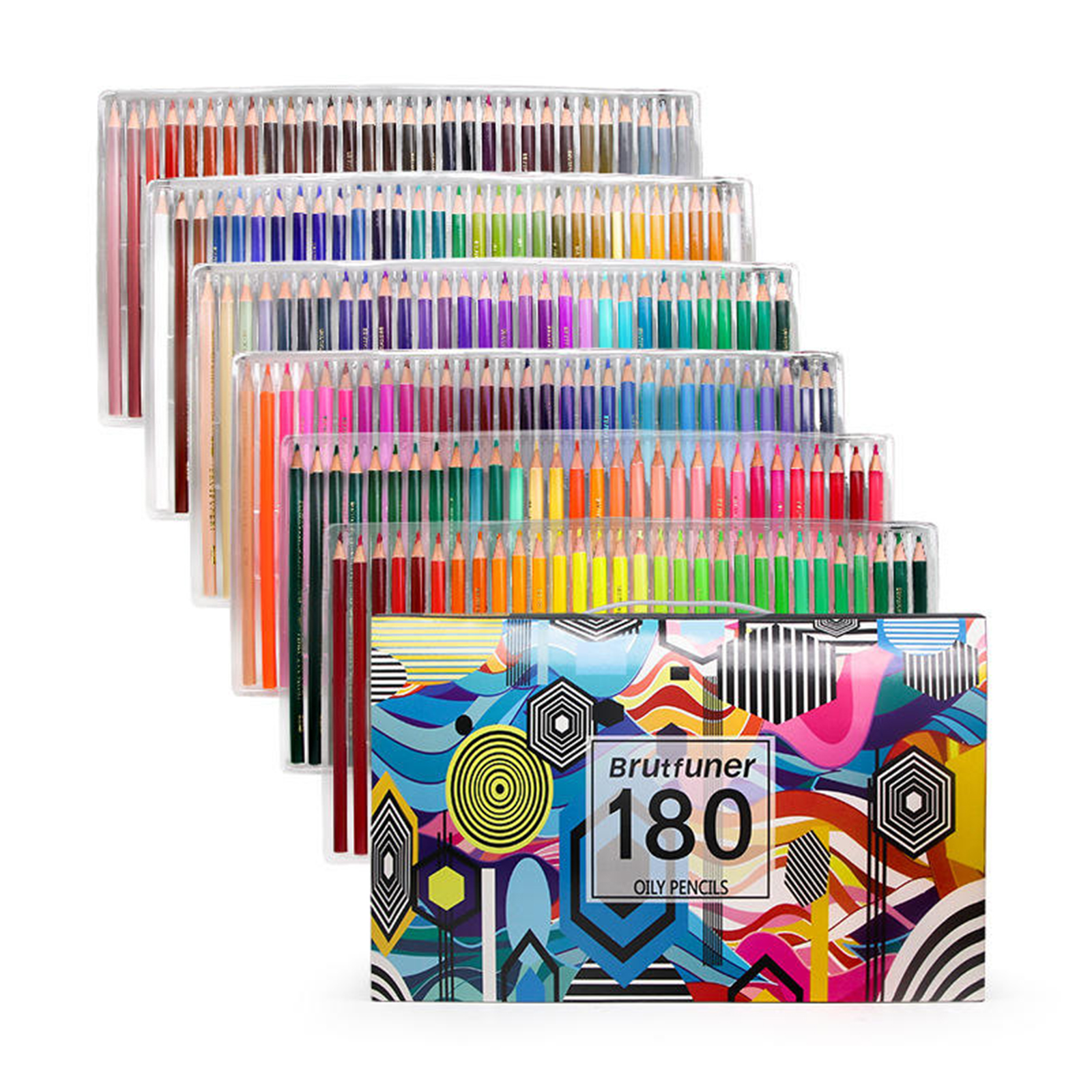160 colores Madera óleo artista lápices de colores conjunto para