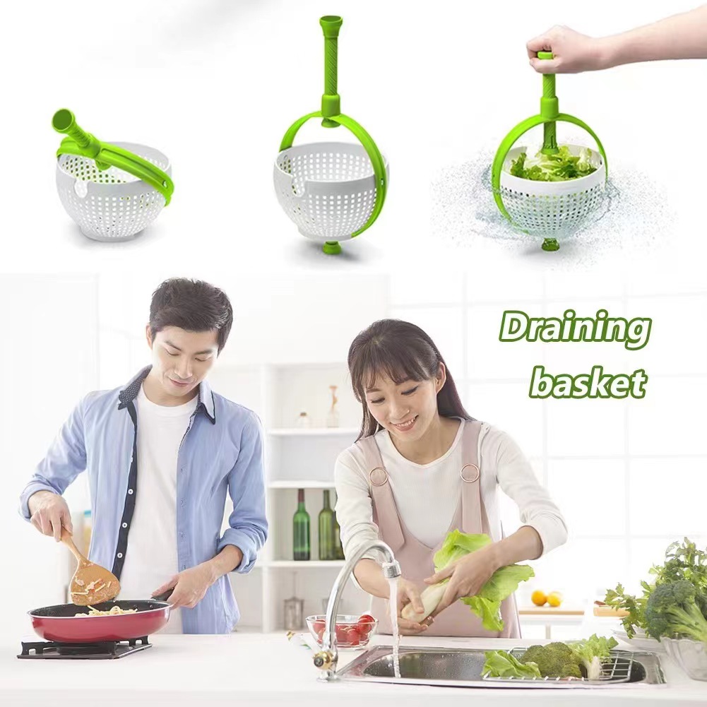 Salad Spinner Fruit Salad Rotator Kitchen Vegetable Washing - Temu