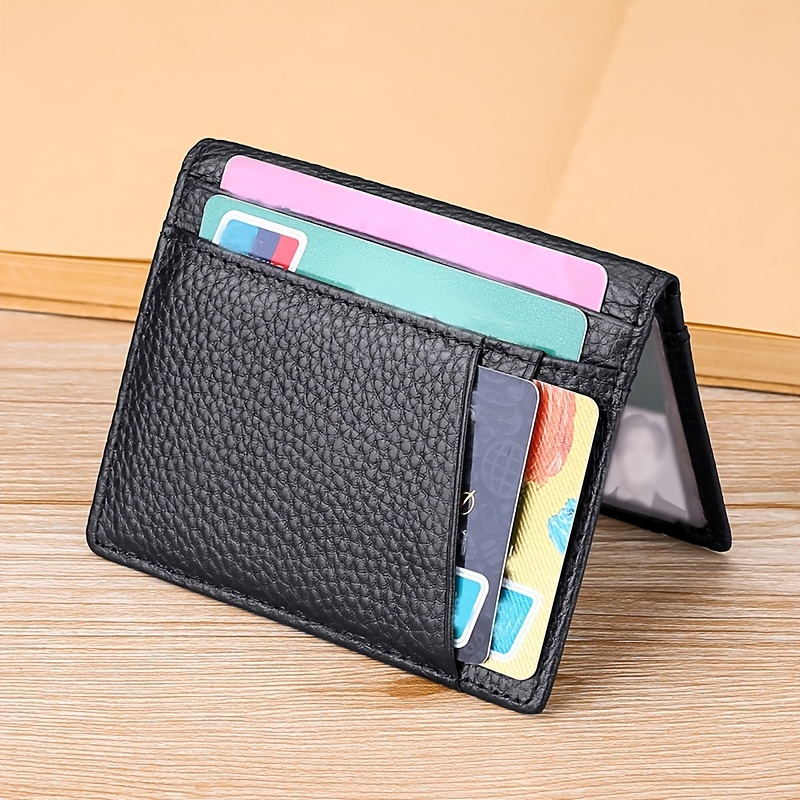 Simple Fashion Slim Bifold Wear-resistant Ultra-thin Men's Card Holder