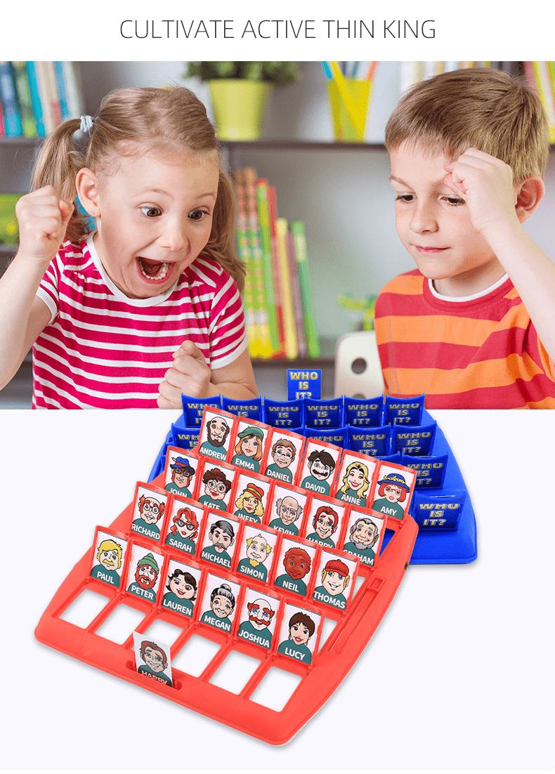 Who I Am Board Game Desktop Educational Toys 2 Player Board Games Guessing  Games For Families Early Education Educational Toys Halloween/thanksgiving  Day/christmas Gift - Temu