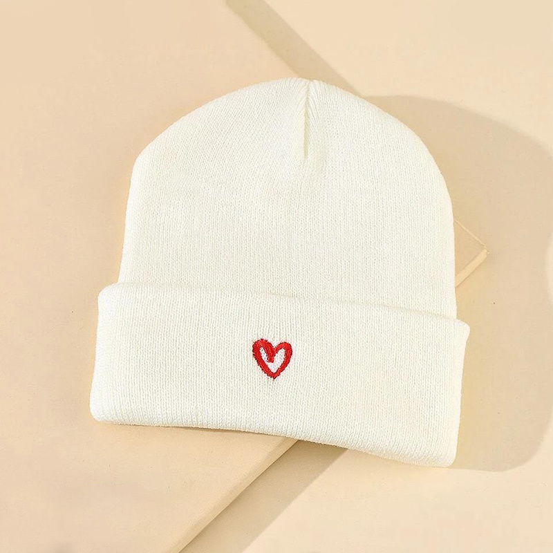 Winter Warm Lovely Beanie, Solid Color Knit Hat