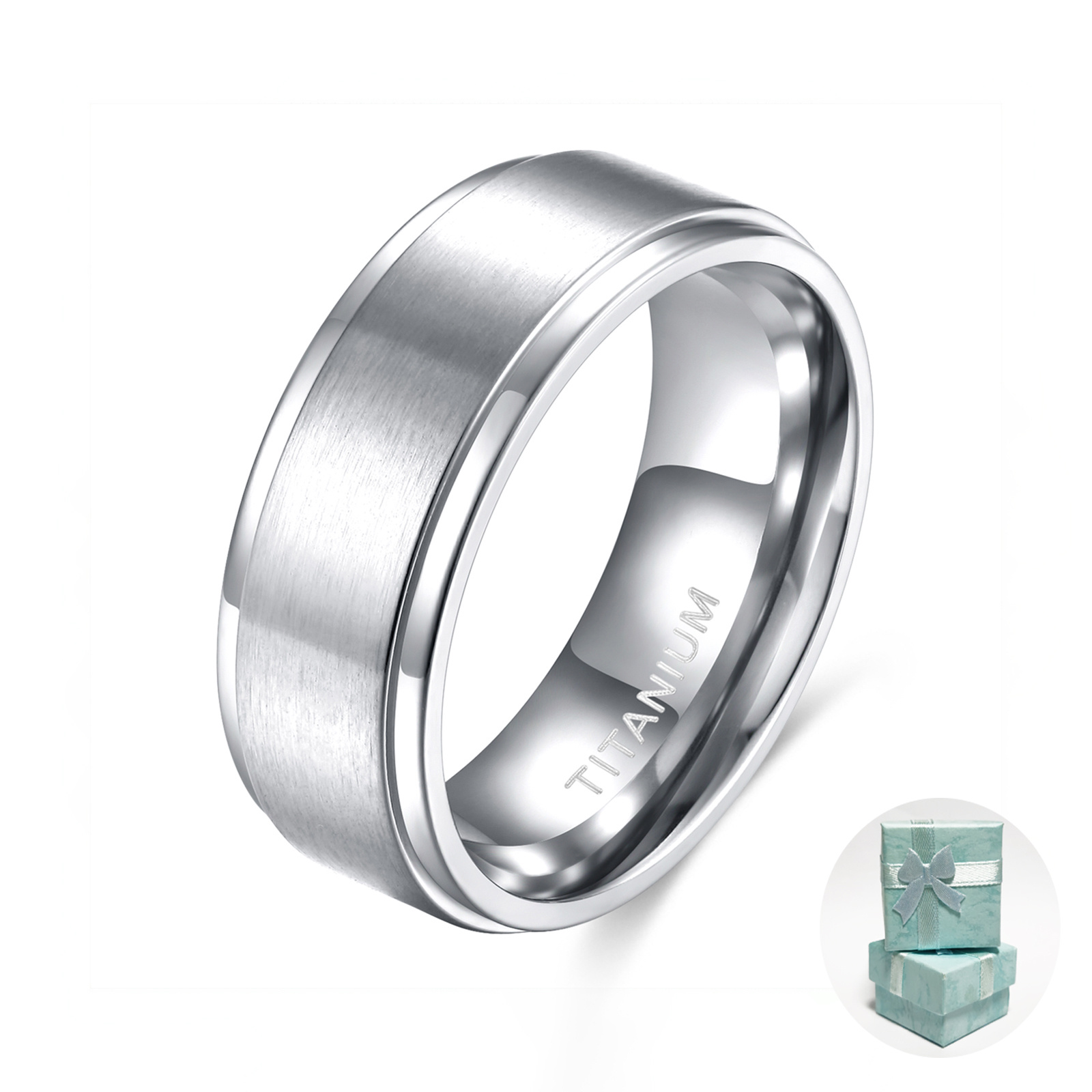 Personalized Customizable Titanium Ring