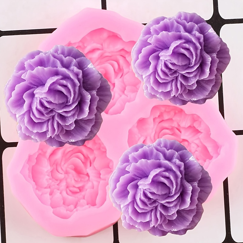 

1pc 3d Flower Silicone Mold For Diy Jewelry, Mirror, Fondant, Cake, And Chocolate - Create Stunning Crystal Epoxy Designs