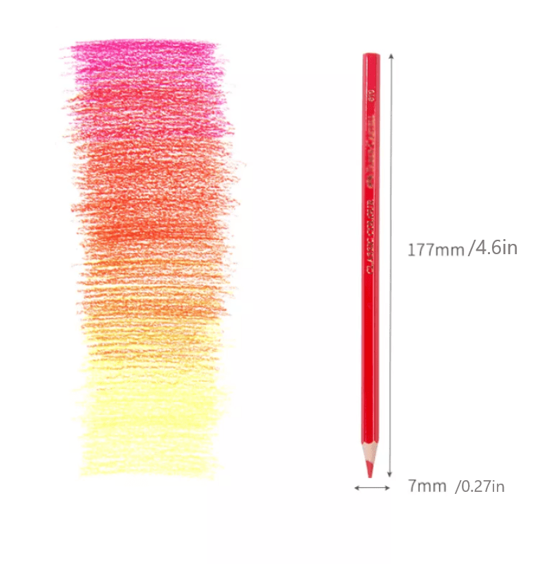 Gradient Sketching Pencils, Pink