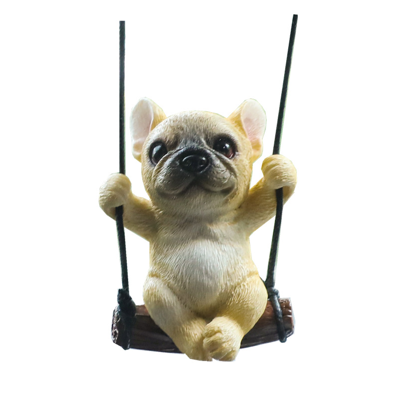 French Bulldog Car Decor Rear View Mirror Hanging Accessories, Swinging  Puppy with Sunglasses Cool Car Accessories, Dog Car Decorations Frenchie  Gifts