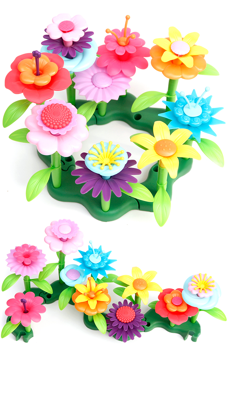 72pcs flower garden building set stem educational activity for 3 6 year old boys girls arts crafts toys gifts for preschoolers halloween thanksgiving day christmas gift details 6