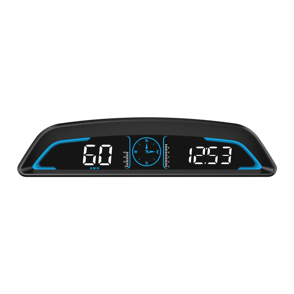 Auto HUD Head Up Display LCD Geschwindigkeitsmesser Universal GPS  Tachometer KMH