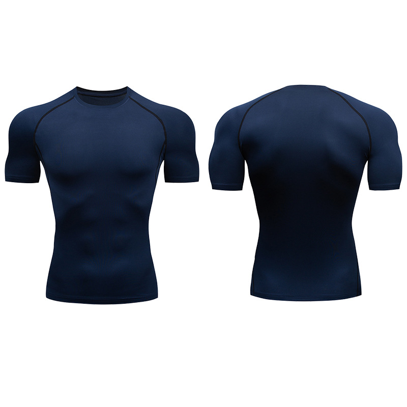  Orage Camiseta técnica de manga corta para hombre, secado  rápido, azul, talla XL : Ropa, Zapatos y Joyería