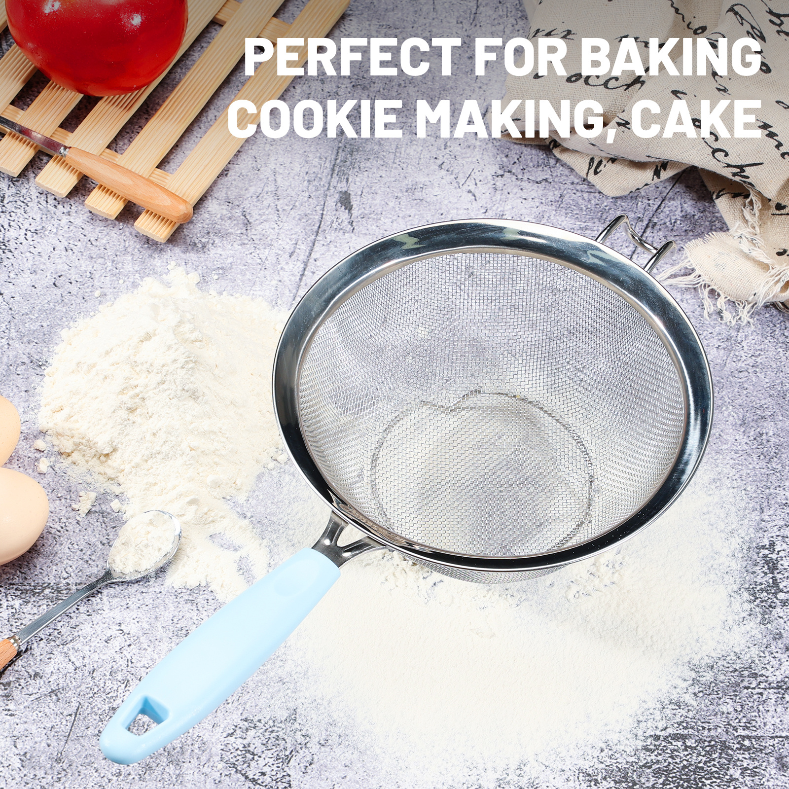 Fine Mesh Strainer Stainless Steel Kitchen Strainers 7 Fine Mesh Sieve