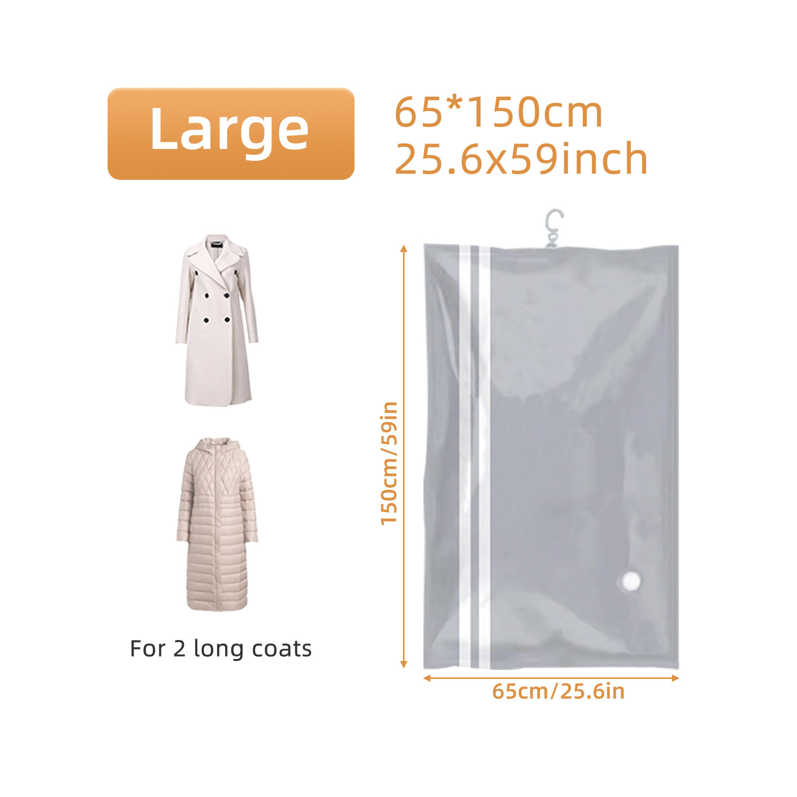 Hanging Space Bag - Suit Size