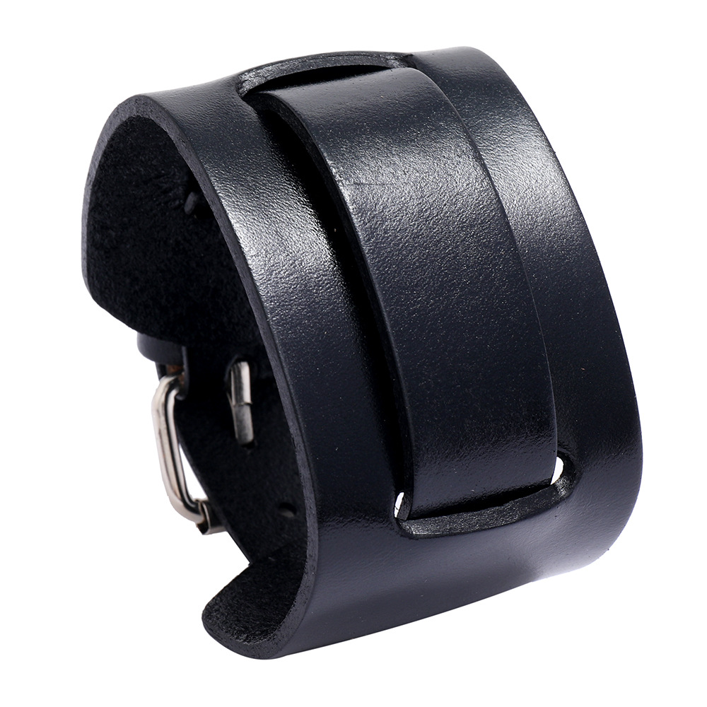 Image of For Man Bracelet Simple Adjustable Punk Wide Bracelet