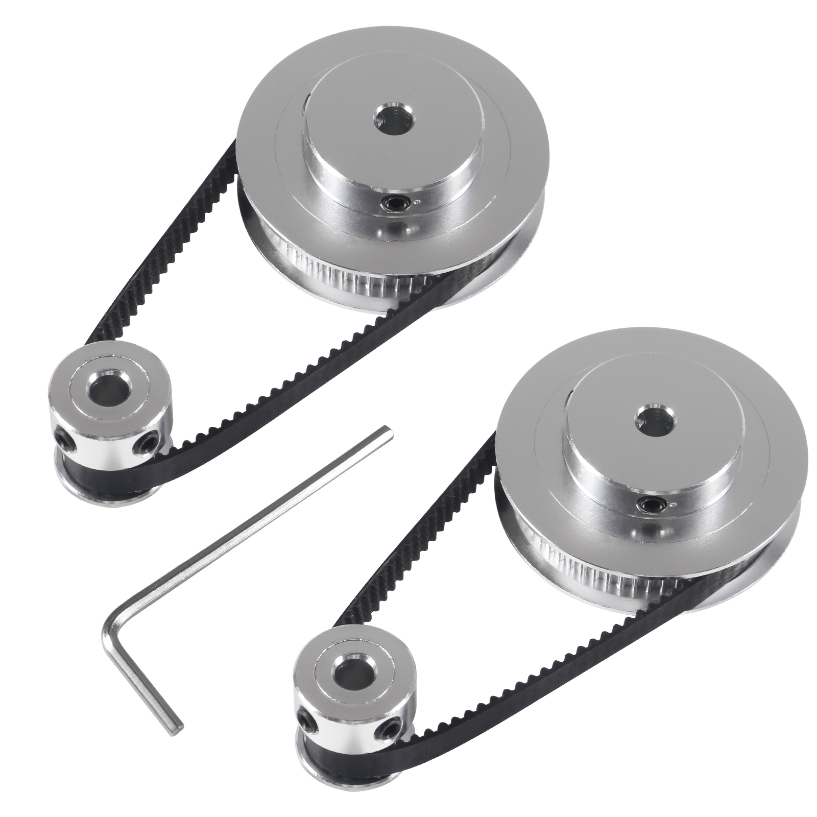 2pcs Gt2 Toothed Belt Pulley 60 Teeth 5mm Hole 2pcs Gt2 Temu