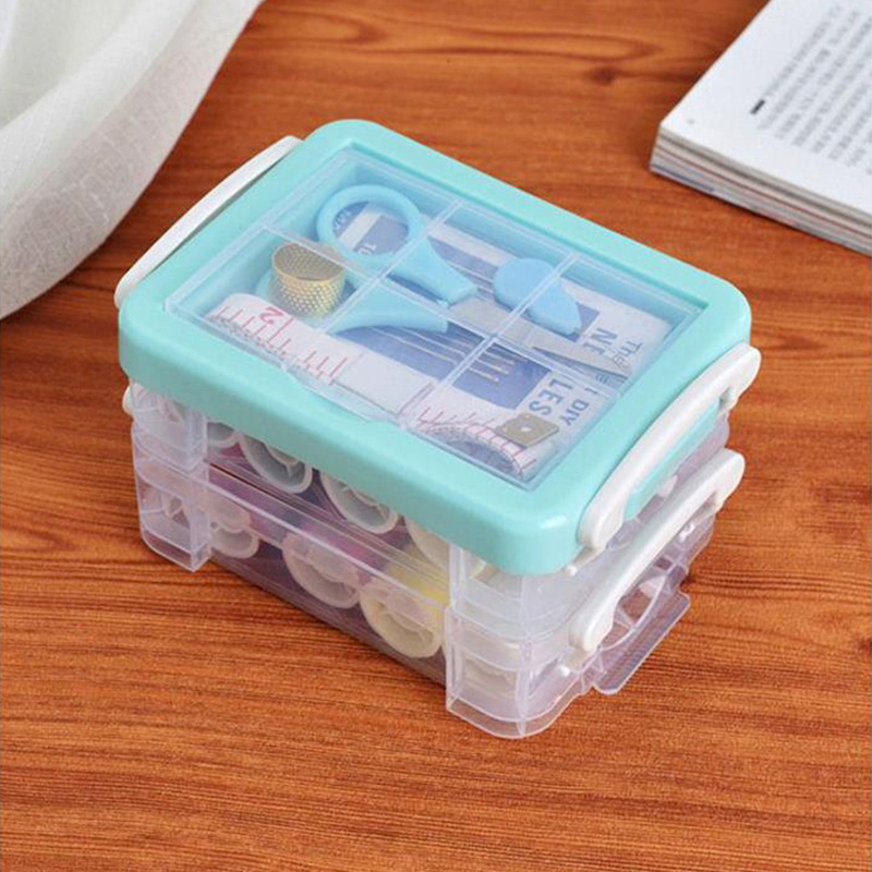 46pcs Portable Household Needle And Thread Sewing Tools Thread Kit  Organizer