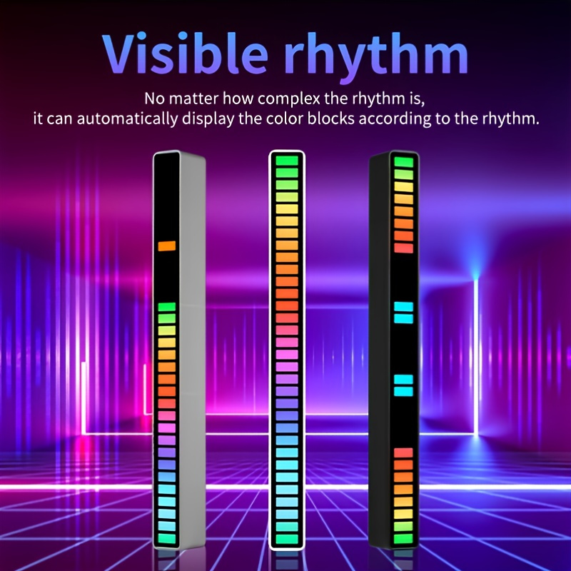 

Rgb Colorful Sound Rhythm Light With Usb