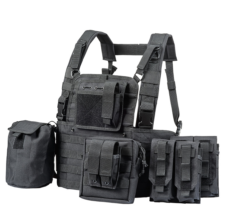 enhance your airsoft paintball experience with this adjustable modular tactical vest details 3