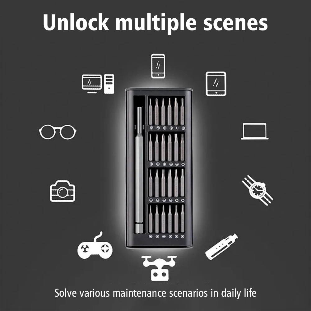 24 In 1 Premium Precision Screwdriver Set Sturdy Small Screwdriver Set