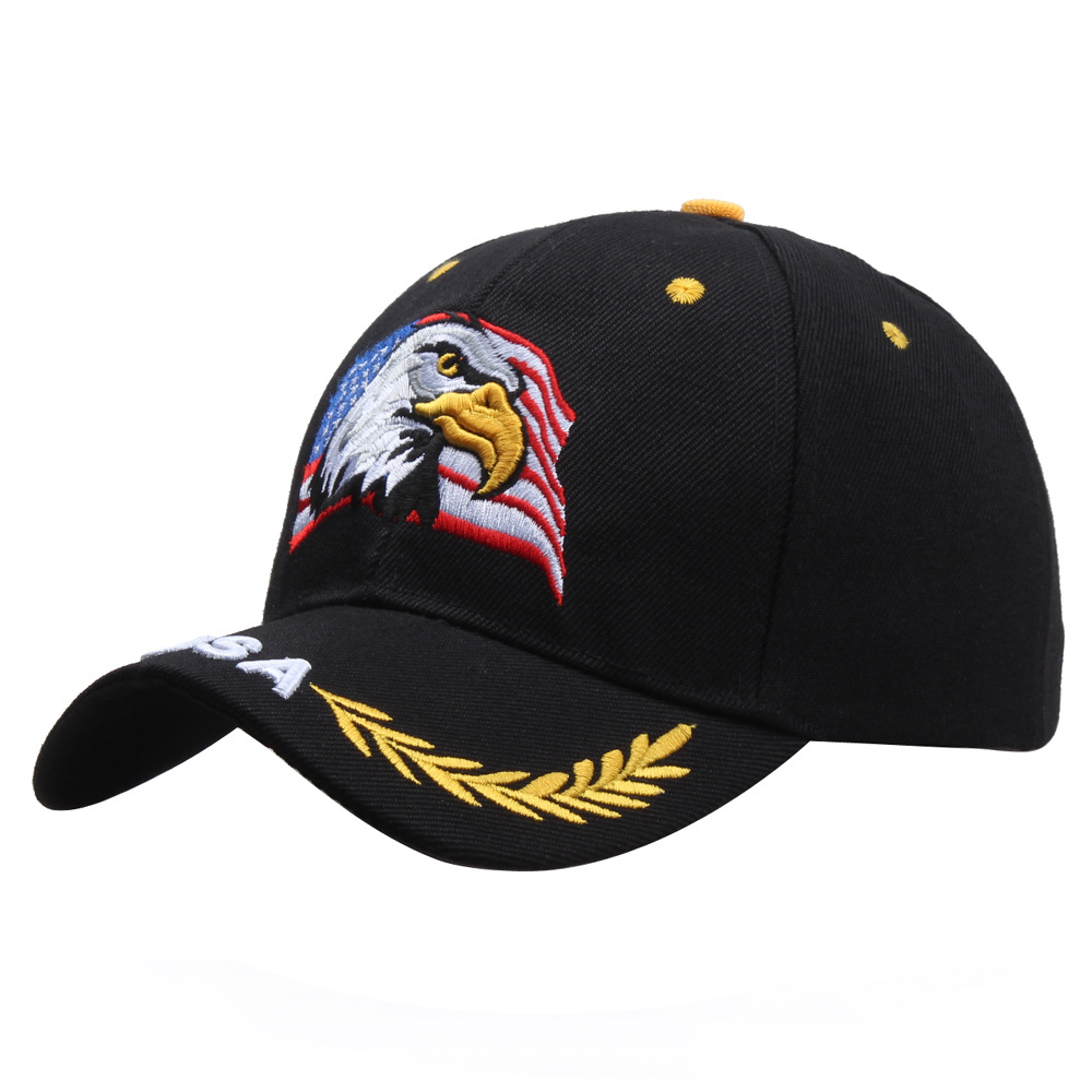 Patriotic Eagle Flag Embroidered Baseball Breathable - Temu