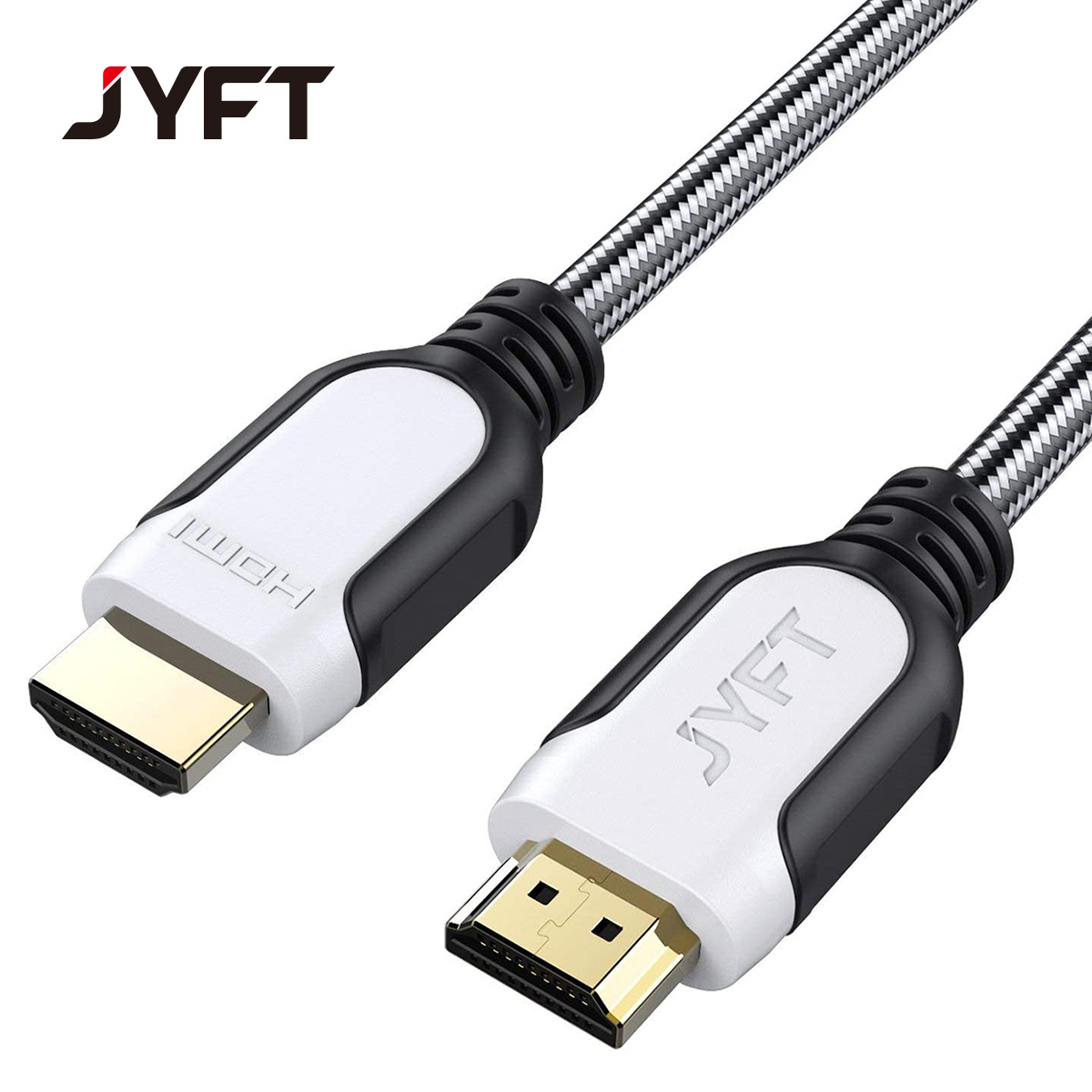 Jyft Hdtv Cable 6ft 2 0 4k 60fps High Speed Ethernet 18gbps Audio Return  Video 4k 2016p Hd 1080p 3d Blue Ray Support Tv Xbox Ps3 Ps4 Hdtv 1pack -  Smart Home - Temu Australia