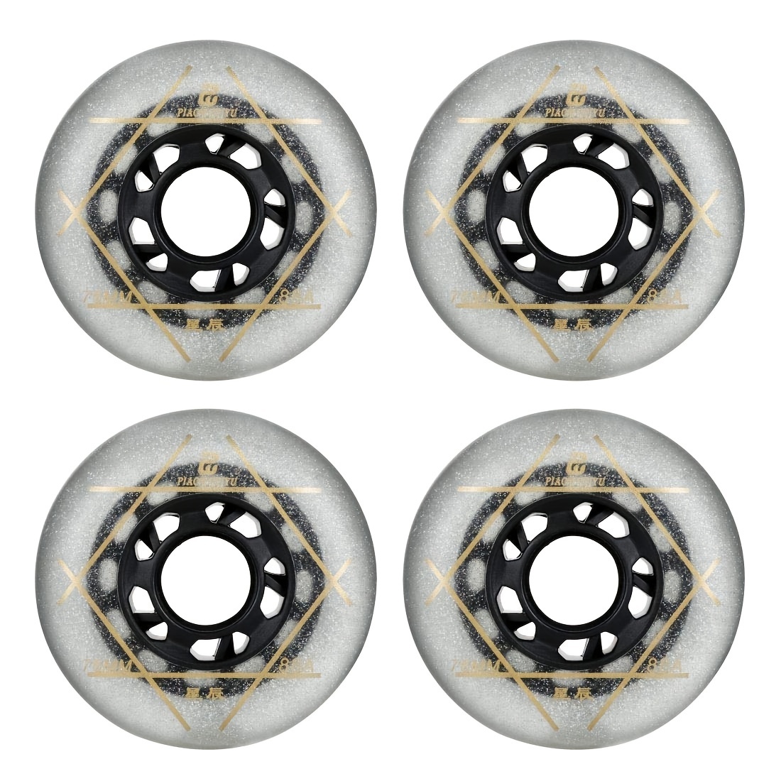 Image of Szblaze 88a Pu Wear Resist Sliding Fsk Inline Roller Skate Replacement Wheels Without Bearings 2.83 Inch 2.99 Inch Inch (72mm 76mm 80mm)