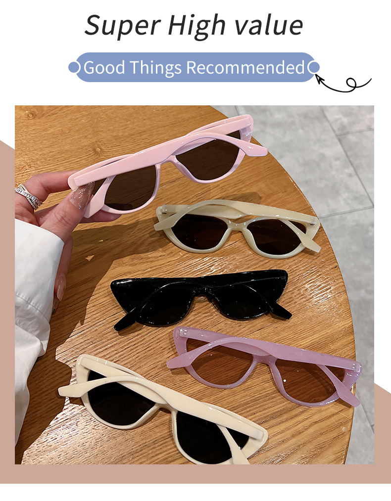 Ouwen Thick Polarized Cat Eye Sunglasses For Women,trendy Vintage Sun  Glasses Lentes De Sol Para Mujer Vf2217 - Temu Hungary