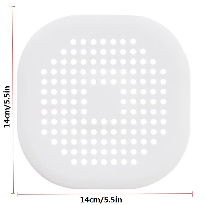 1pc Solid Color Floor Drain Cover, Modern Plastic Household Sewer Pipe  Anti-clogging Cover For Bathroom