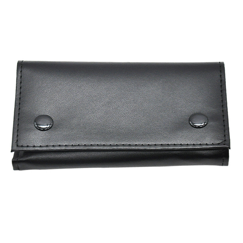 4th Generation Leather Pipe Tobacco Pouch ~ Choose Your Style (Zipper Kenzo  Black)