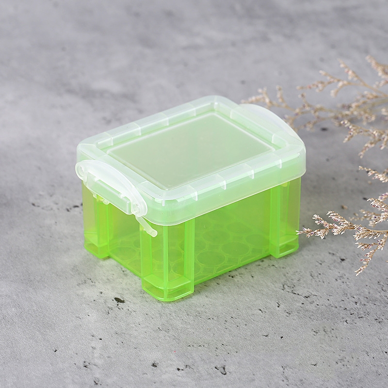 Creative Colorful Rectangular Mini Plastic Storage Box - Temu