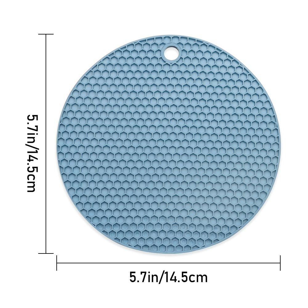 50 / 1Pcs Silicone Insulation Mat Round Heat Resistant Silicone