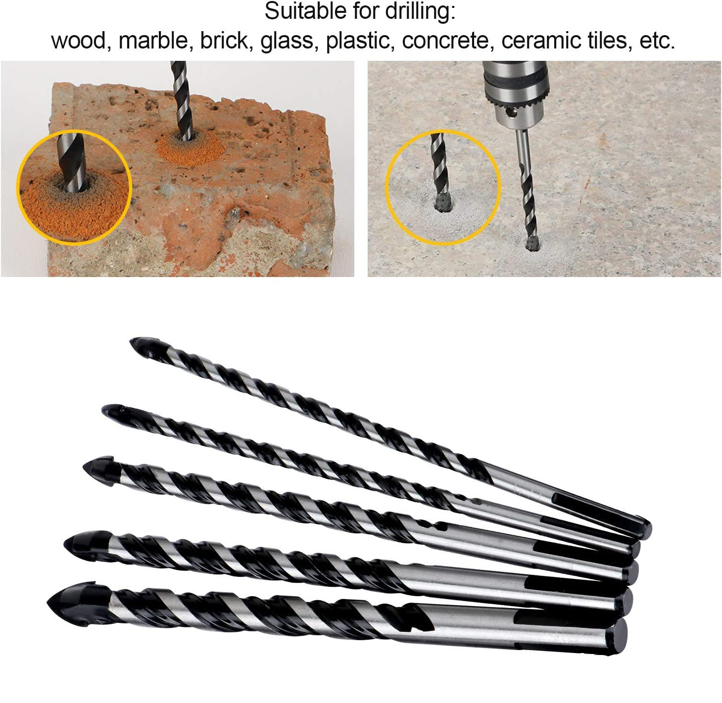 Extended Drill Bit Set (6.6.8. ) Triangle Alloy Twist - Temu