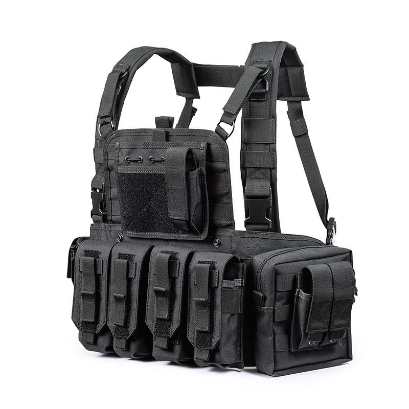 enhance your airsoft paintball experience with this adjustable modular tactical vest details 0