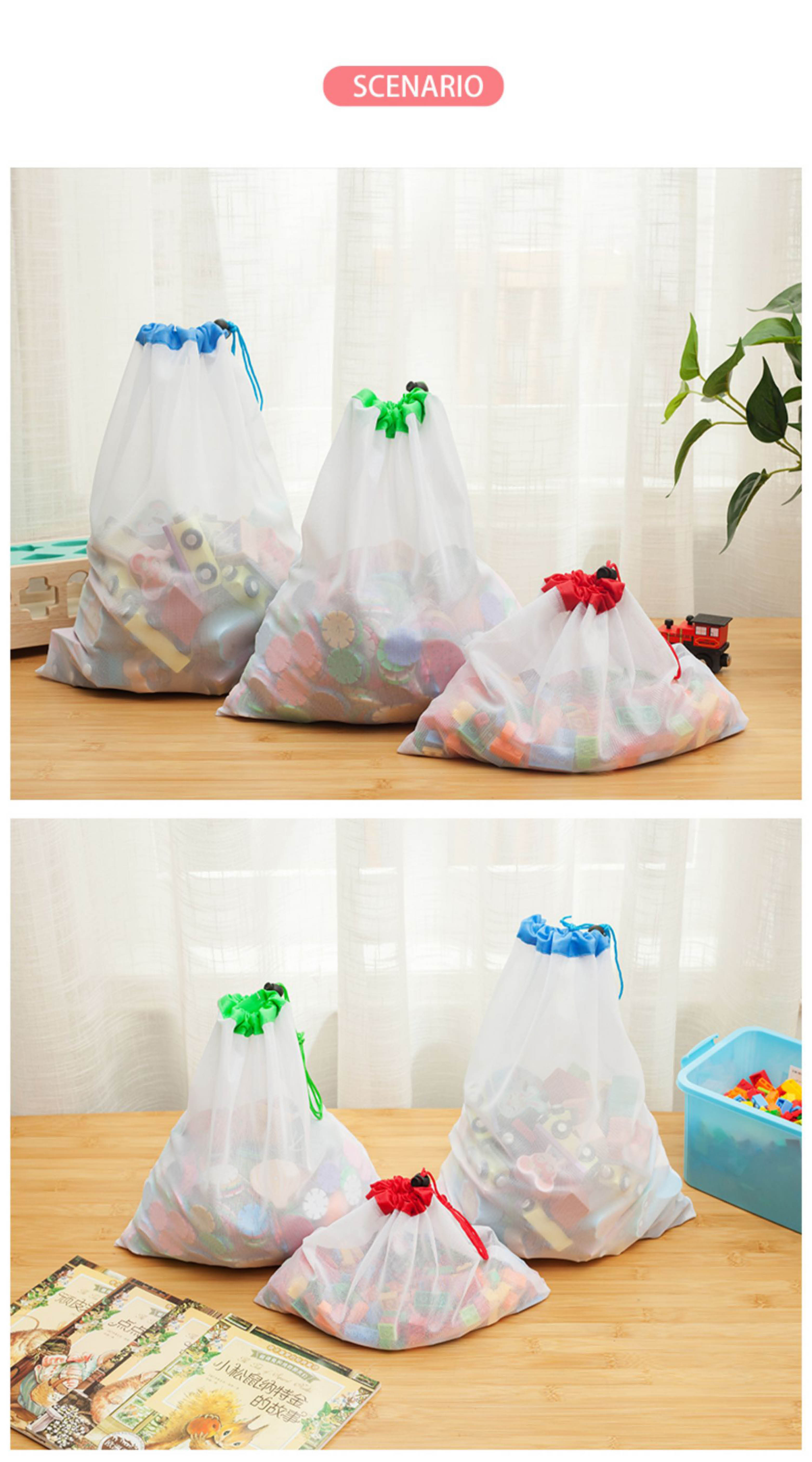 Organize Child's Toys Drawstring Toy Storage Bag Perfect - Temu