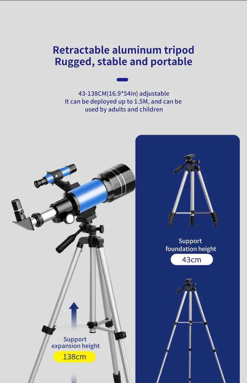 astronomical telescope introductory models professional stargazing and moongazing hd high magnification childrens science education educational gifts to see the celestial bodies to see the ground scenery suitable gifts for children details 11