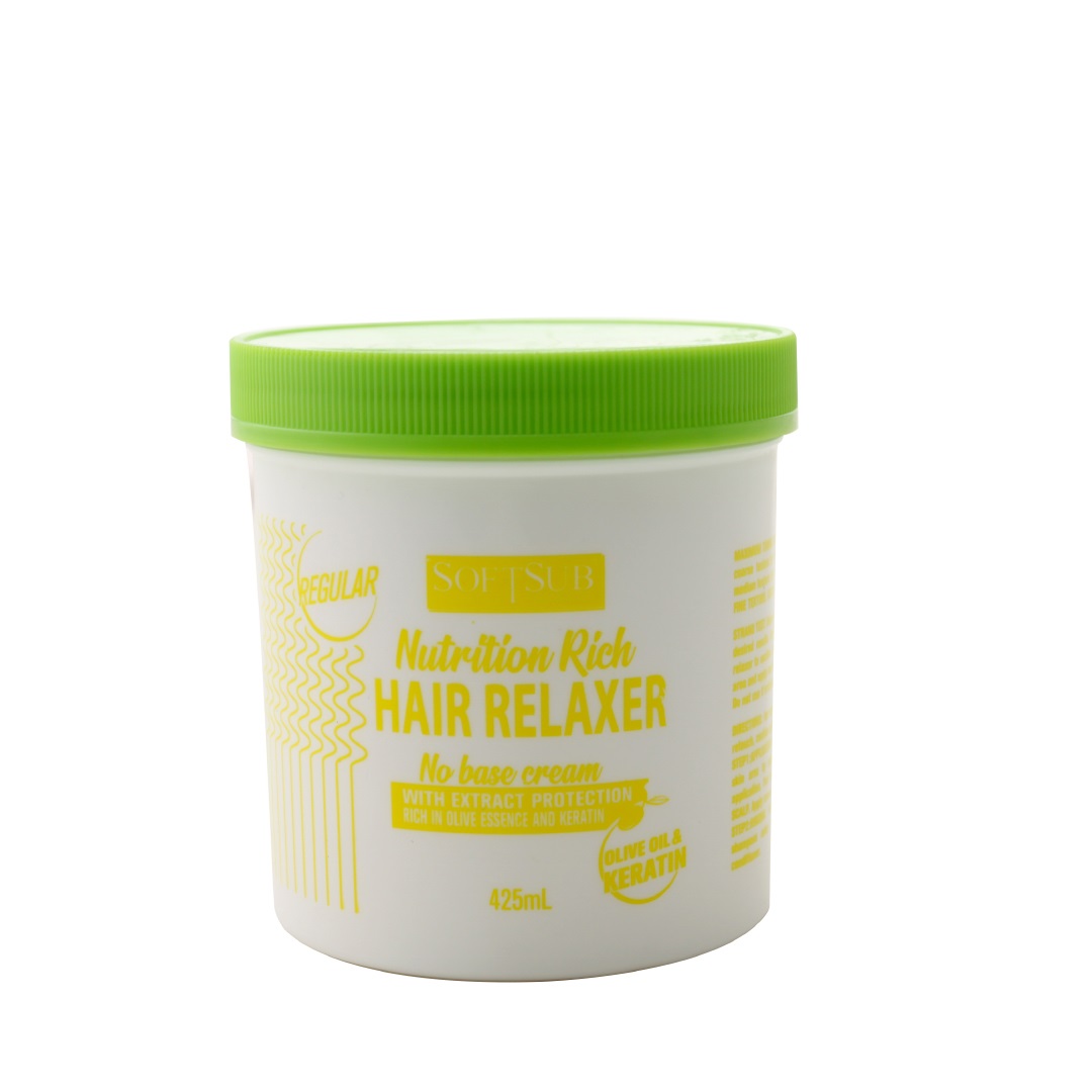 425ml Rich Hair Relaxer with Olive & Coconut Straightens & Conditions