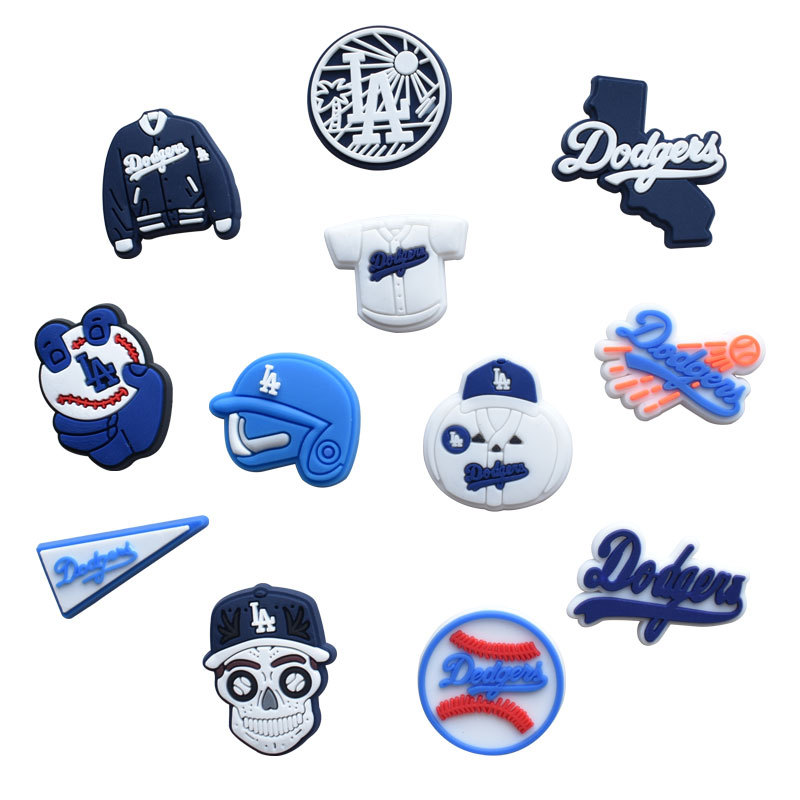 12pcs/set Baseball Theme Shoe Decorations Charms for Clogs Christmas Birthday Gift Party Favors,Temu