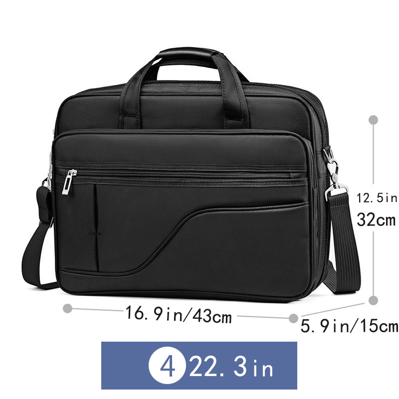 Laptop Bag Expandable Briefcase Computer Bag Men Women - Temu Canada