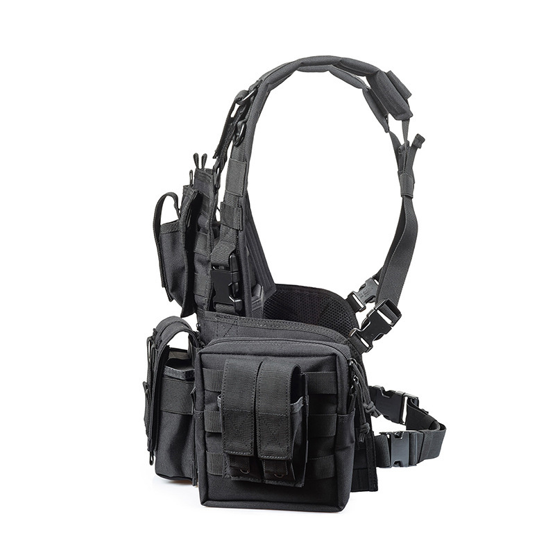enhance your airsoft paintball experience with this adjustable modular tactical vest details 5