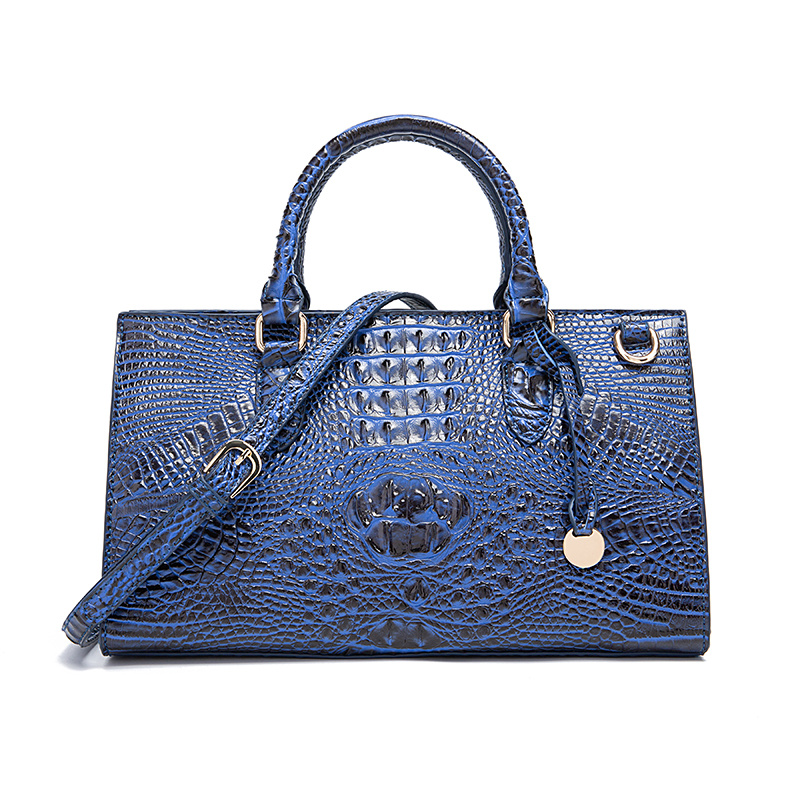Ombre Crocodile Embossed Handbag, Classic Style Crossbody Bag, Women's  Leather Satchel Purse - Temu Philippines