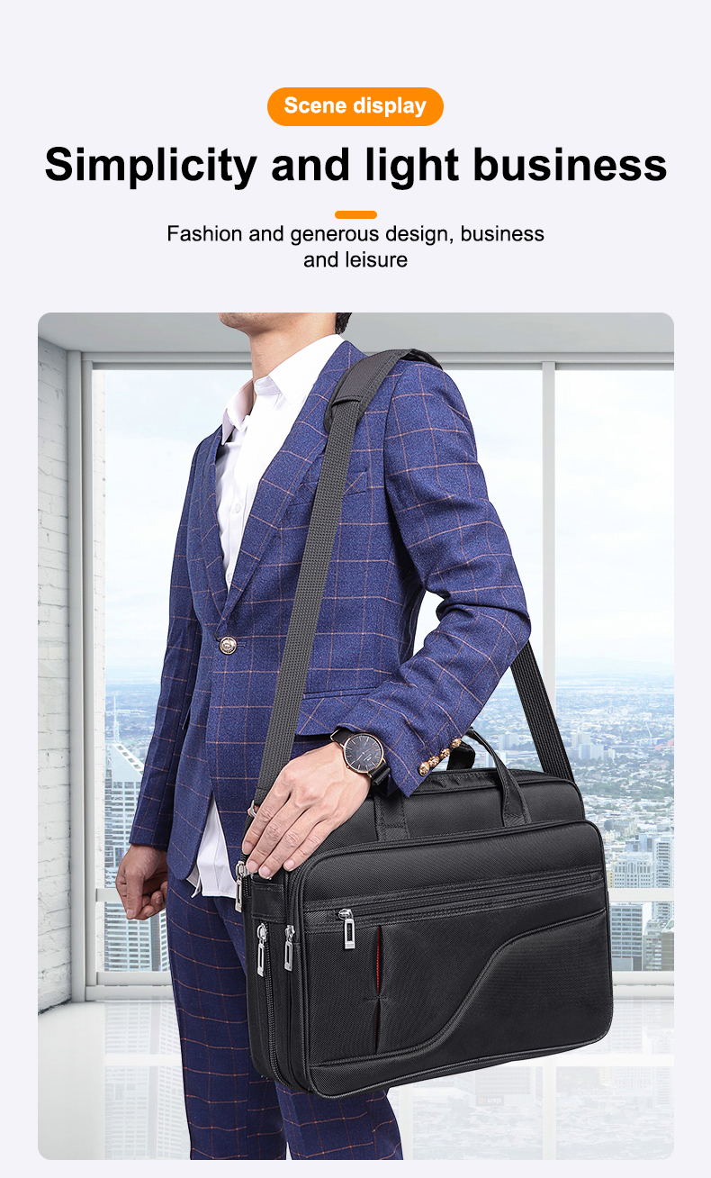 Laptop Bag Expandable Briefcase Computer Bag Men Women Temu