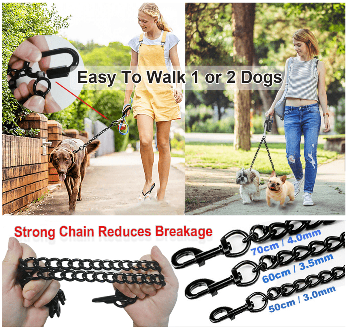 How a double-ended leash can change your walks forever